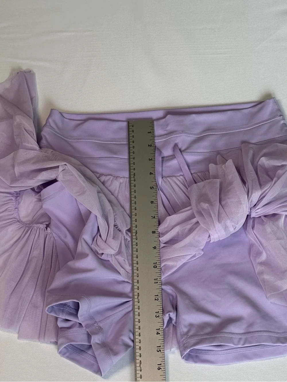 POPFLEX Pirouette Skort Digital Lavender XL Tennis Ballet Fairycore Activewear - Picture 3 of 11
